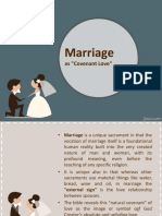 Marriage: As "Covenant Love"