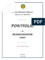 Portfolio: in Religious Education