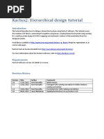 Kactus2: Hierarchical Design Tutorial: Version Date Author Comments