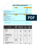 Detailed of Power Calculation of RBS and Other Equipment