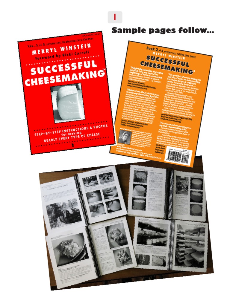 Successful Cheesemaking Pdf Pdf Cheesemaking Cheese