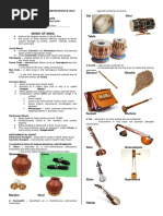 Handouts 3rd Quarter Music 2