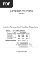 FALLSEM2019-20 EEE4024 TH VL2019201001067 Reference Material I 02-Aug-2019 Computer Arithmetic