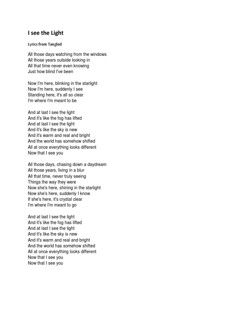 Lyrics Song Compilation
