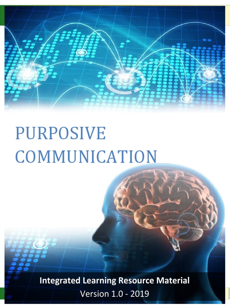 Purposive Communication Nonverbal Communication Communication