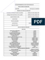 Plan de Mantenimiento