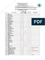 Daftar Inventaris Barang Medis Dan Non Medis: Pemerintah Kota Tual Dinas Kesehatan Uptd Puskesmas Ngadi