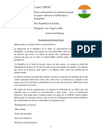 Documento de Posicion Oficial