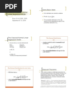 Lecture 6: Classical Normal Linear Regression Model Some Basic Ideas