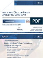 Barómetro Cisco de Banda Ancha en el Perú 2007