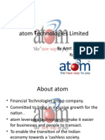 Atom Technologies Limited: by Amit Agarwal Roll No 53