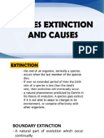 Species Extinction and Its Causes