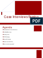 Case Interviews Session
