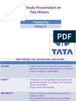 Case Study Presentation On Tata Motors: Prepared by