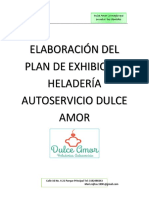 Plan de Exhibición Heladería Autoservicio Dulce Amor