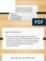 3 - Novita Wulandari - PPT Kondisi Dan Faktor Pembentuk Karakter Kreatif Dan Inovatif