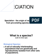 Speciation: Speciation - The Origin of New Species From Pre-Existing Species