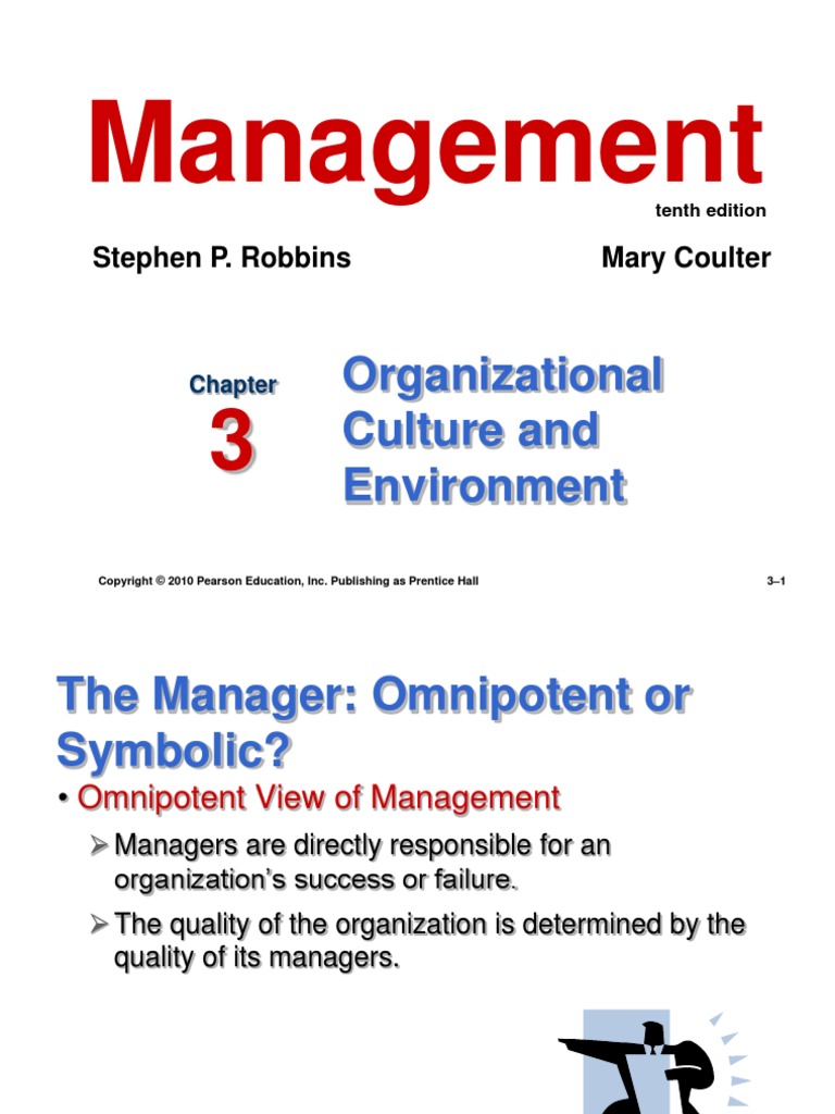 Chapter 3 Organizational Culture and Environment | PDF | Organizational ...