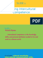 Defining Intercultural Competence