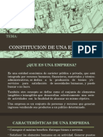 Constitucion de Una Empresa