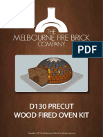 D130 PreCut Brick Oven Kit Plans