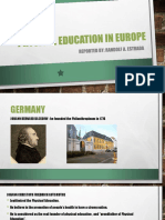 Physical Education in Europe Rae