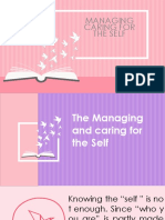 Managing Care For The Self