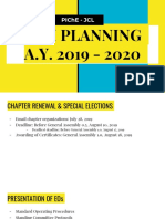 Sem Planning A.Y. 2019 - 2020: Piche - JCL