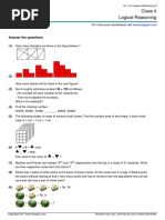 Grade 5 Logical Reasoning in | PDF | Rectangle | Teaching Mathematics