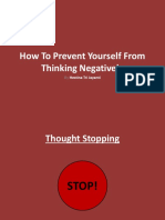 (English) How To Prevent Yourself From Thinking Negatively