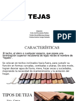 Tejas - Materiales