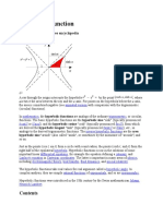 Hyperbolic Function: From Wikipedia, The Free Encyclopedia