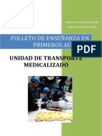 unidad de transporte medicalizado