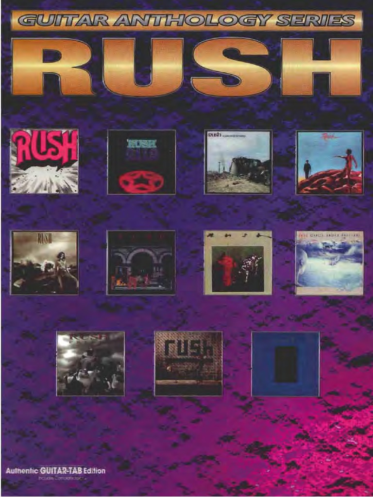 RUSH / ラッシュ ANTHOLOGY ギタースコア 楽譜 [入手困難] RUSH