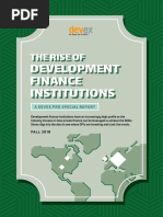 REPORT the Rise of Development Finance Institutions