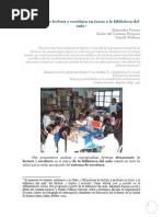 Paione Situaciones de Lectura y Escritura en Torno A La Biblioteca Del Aula