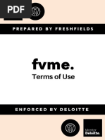 FVME Terms of Use