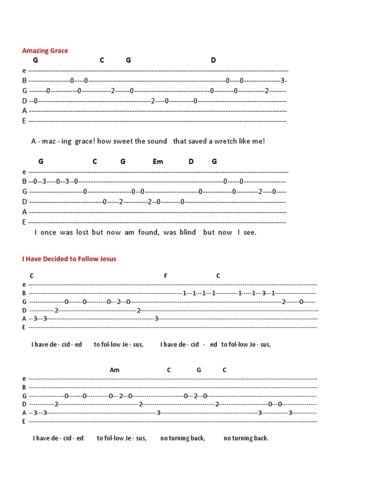 Fingerstyle Hymns PDF Religious Behaviour And Experience