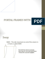 Portal Frames With Sway