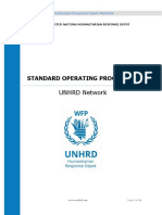 UNHRD Standard Operating Procedures - 2018