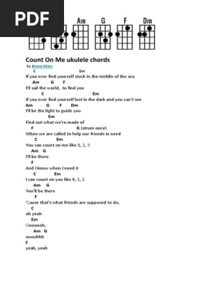 Guc Jimnastik Insan Irki Count On Me Ukulele Pdf Vfw6250 Org