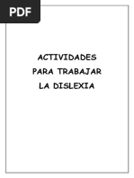 Actividades para Trabajar La Dislexia
