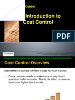3.1 Introduction to Cost Control PP