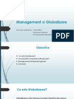 Management Si Globalizare