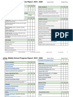 middle school progress report 2019-2020