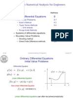 Introduction To Numerical Analysis For Engineers: - Initial Value Problems 9.1