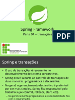 Spring transações