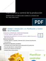 Planificación y Control de La Producción