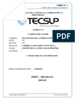 "Año de La Lucha Contra La Corrupción E Impunidad": Perú - Trujillo 2019-II