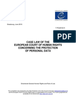 T-PD (2018) 15 - Case Law On Data Protection - May2018 - en PDF